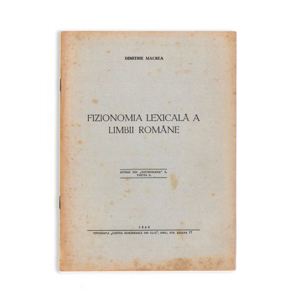 Dimitrie Macrea, Grigore Popa, Petre Hossu, Nicolae N. Condeescu, cinci volume, 1941-1944, cu dedicație pentru D. D. Roșca 