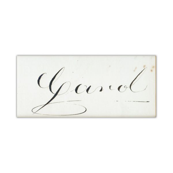 Regele Carol I, fotografie de epocă, atelier Franz Mandy + semnătură olografă