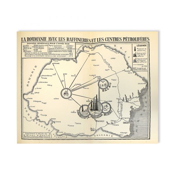 Mihail Pizanty, 11 studii despre petrol și industria petroliferă publicate în Moniteur du Petrole Roumain, 1937-1940