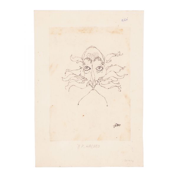 Mihail D. Gion, scenă din I. L. Caragiale + B. P. Hasdeu, două lucrări de grafică