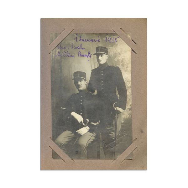 Gr. Nichita Constantin, album fotografic, 41 fotografii de epocă + două cărți de vizită 