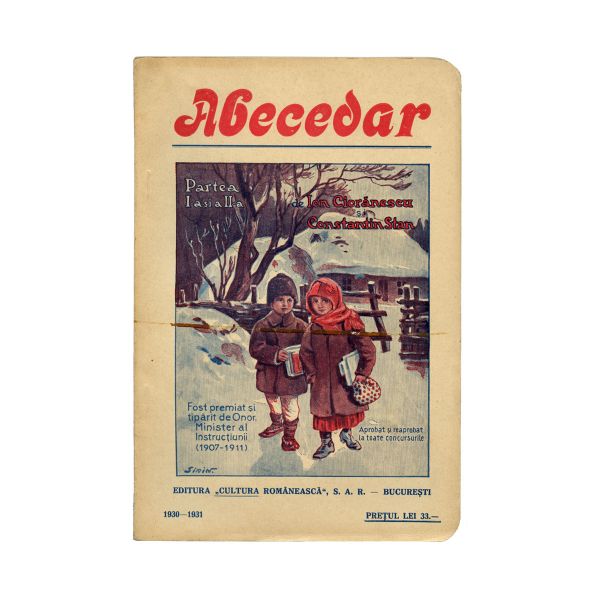 I. Ciorănescu, C. Stan, Abecedar, pentru clasa I-a primară, 1930-1931 