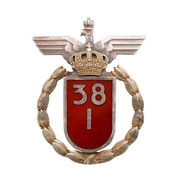 Insigna de 7 ani „Regimentul 38 Infanterie - Neagoe Basarab”