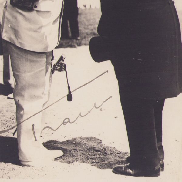 Grigore Trancu-Iași, Act de înveșnicire + fotografie semnată olograf, 1926