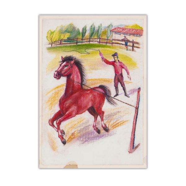 Basme românești, colecție de opt ilustrații realizate de Adrian Ionescu