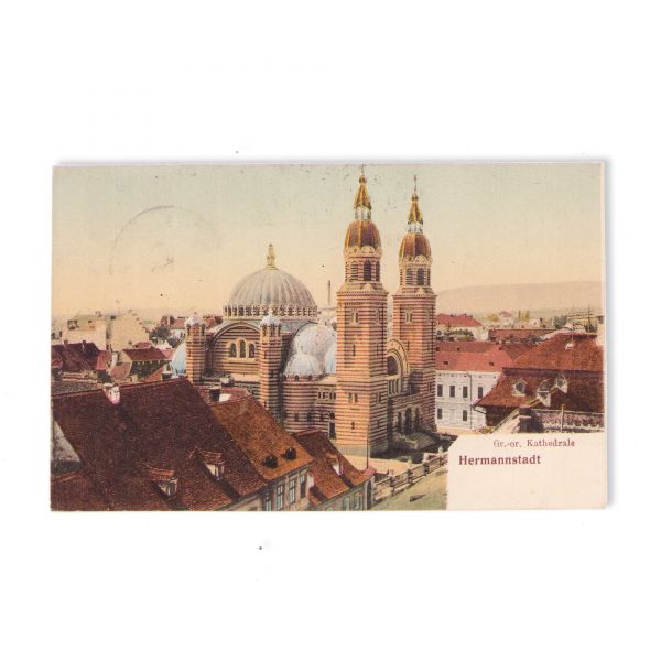 Orașul Sibiu, colecție de 124 de fotografii tip carte poștală