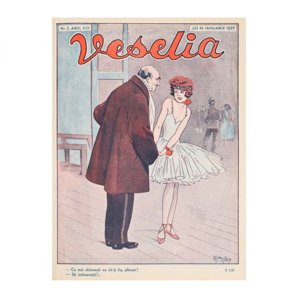 Revista „Veselia”, Anul XLV, Nr. 1 - Nr. 51, 1937 + un număr festiv de Crăciun