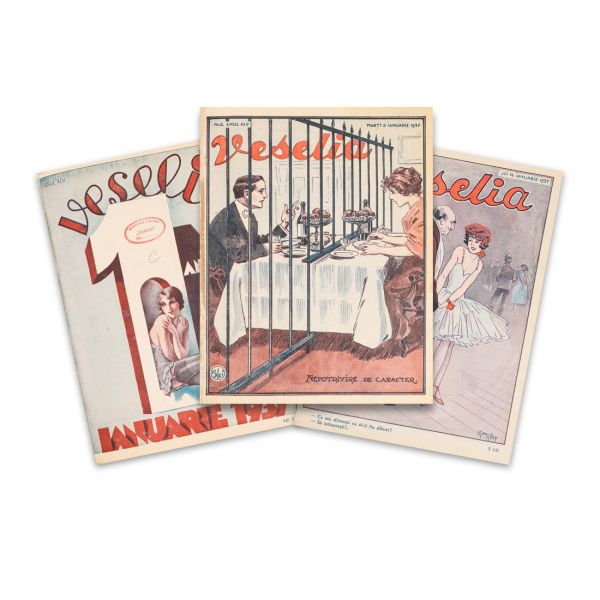Revista „Veselia”, Anul XLV, Nr. 1 - Nr. 51, 1937 + un număr festiv de Crăciun