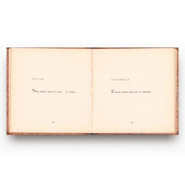 Ion Pillat, Poeme într-un vers, 1935, exemplar numerotat cu dedicație pentru I. Gr. Periețeanu