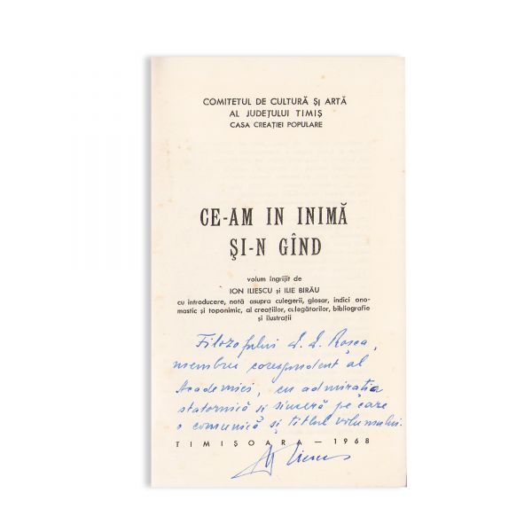 Mariana Filimon, Pavel Apostol, Simion Bărnuțiu, Ana Katz, Nicolae Trandafoiu, N. Kallos, Mircea Vaida, Ion Iliescu, 11 volume din biblioteca lui D. D. Roșca