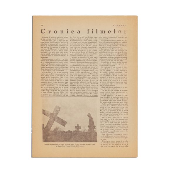 Publicația „Ecranul”, Anul 1, Nr. 1, 12 noiembrie 1932
