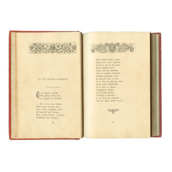 Mihai Eminescu, Poesii, 1884, Ediție princeps, cu ex-librisul lui V. G. Morțun