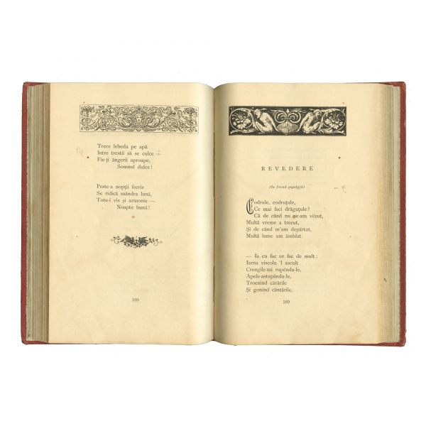 Mihai Eminescu, Poesii, 1884, Ediție princeps, cu ex-librisul lui V. G. Morțun