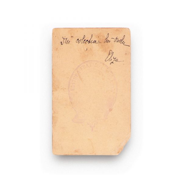 Nicolae Gane, fotografie tip carte-de-visite, atelier Frații Șaraga