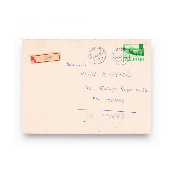 Marin Sorescu, scrisoare expediată lui Valeriu P. Vaida, 16 aprilie 1969
