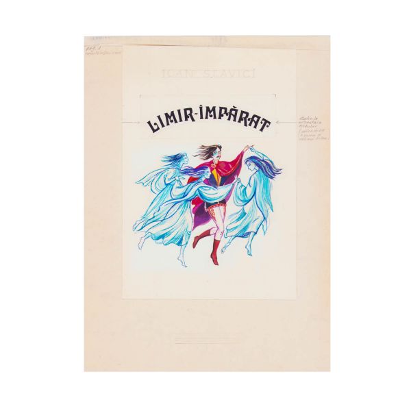 Ioan Slavici, Limir împărat, copertă ilustrată de Adrian Ionescu