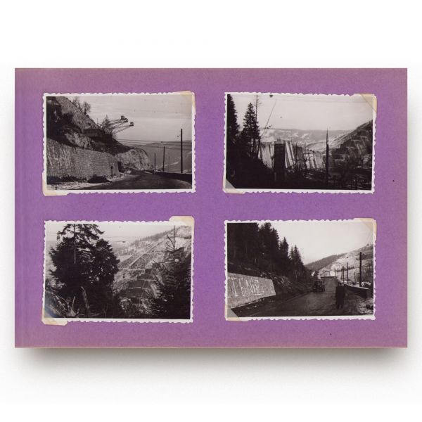 Hidrocentrala de la Bicaz, album fotografic, 90 de fotografii de epocă, 1960 