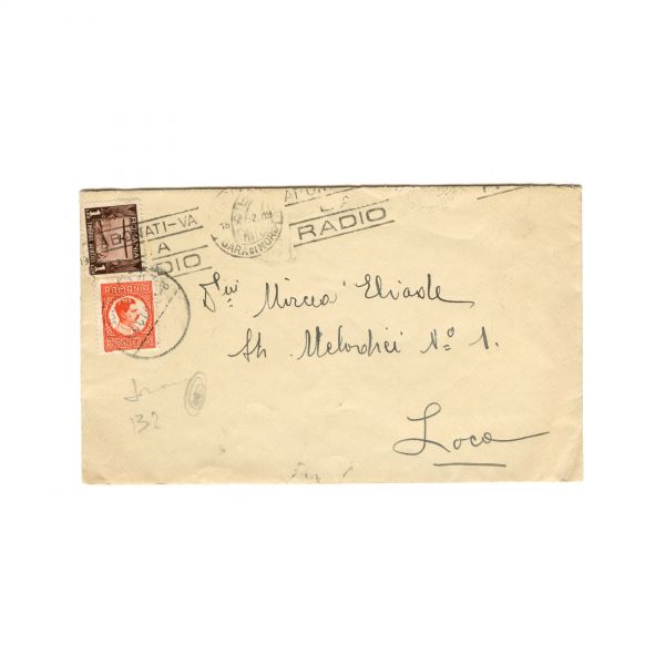 Mircea Eliade, două scrisori din partea Soranei Țopa, 1932