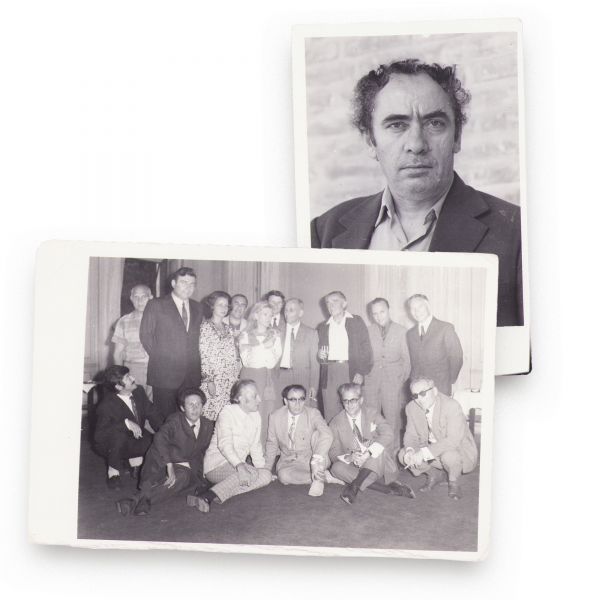 Marin Preda, două fotografii de epocă, fotograf Vasile Blendea