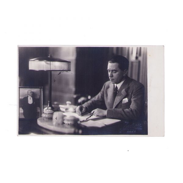 I. G. Duca și Gheorghe Tătărescu, două fotografii tip carte poștală, atelier Julietta