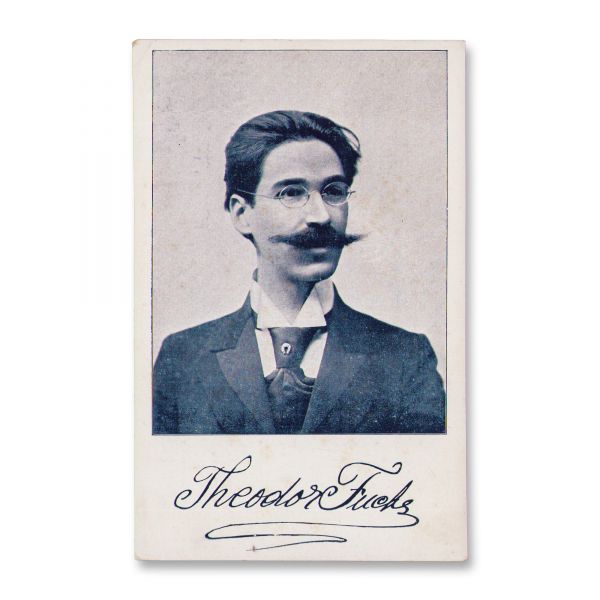 Muzicienii Theodor Fuchs, Constantin C. Nottara, Stefi Geyer, cinci cărți poștale fotografice
