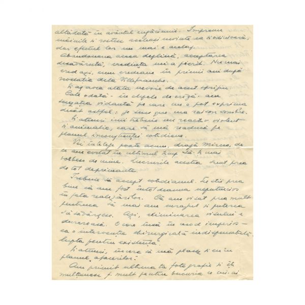Mircea Eliade, scrisoare din partea lui Ionel Jianu, 1930