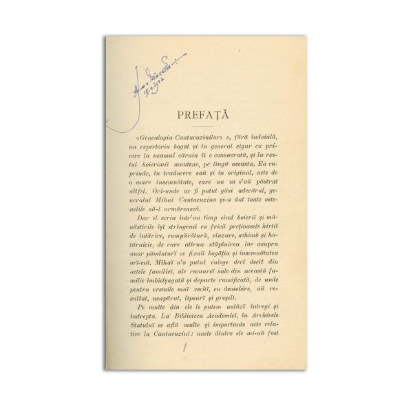Nicolae Iorga, Genealogia Cantacuzinilor, 1902, trei volume