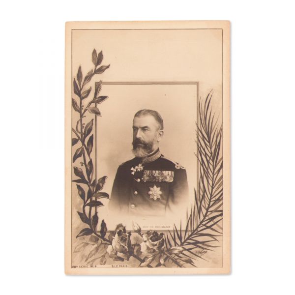 Regele Carol I al României, carte poștală fotografică