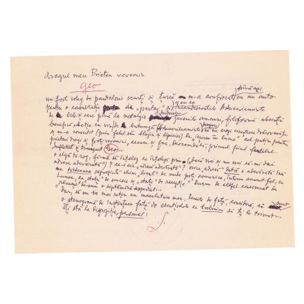Victor Valeriu Martinescu, trei scrisori adresate lui Geo Dumitrescu, 1992