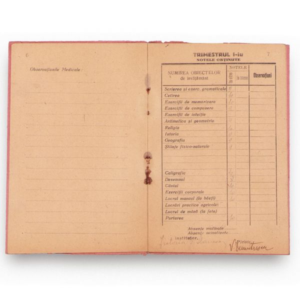 Geo Dumitrescu, 12 caiete școlare și 3 carnete de note, 1932-1937