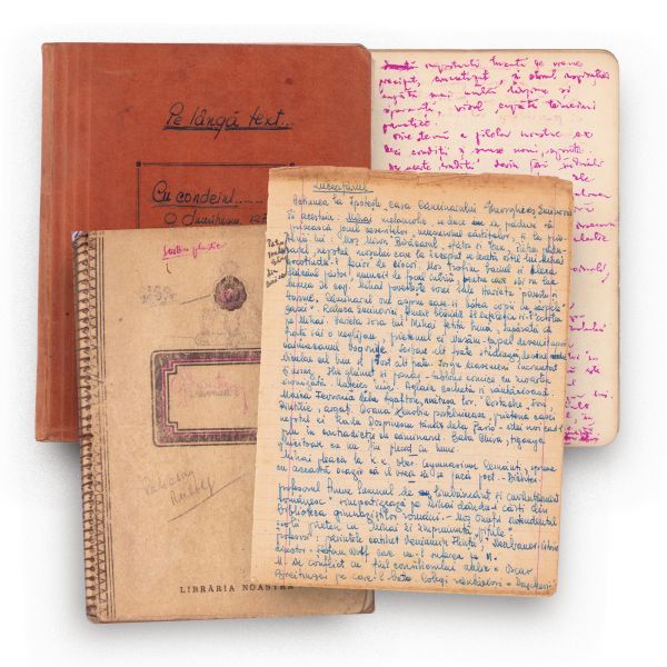 Geo Dumitrescu, colecție de cinci caiete-manuscris, 1938-1944