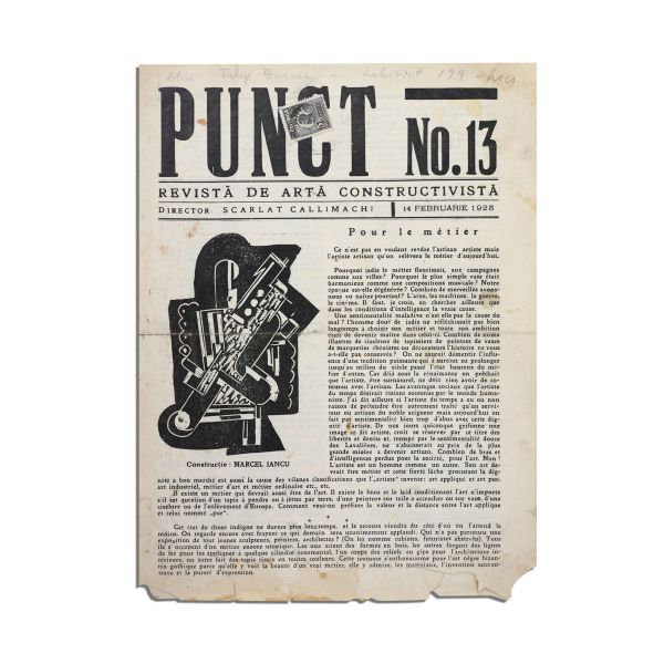 Publicația „Punct”, anul II, nr. 13, 1925