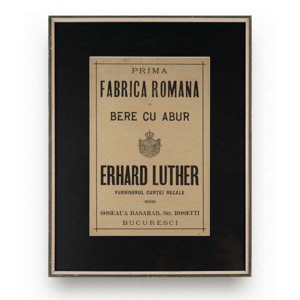 Berea cu abur Erhard Luther, reclamă tip afiș, 1897