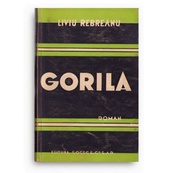 Liviu Rebreanu, Gorila, două volume, cu dedicație pentru dr. Nicolescu