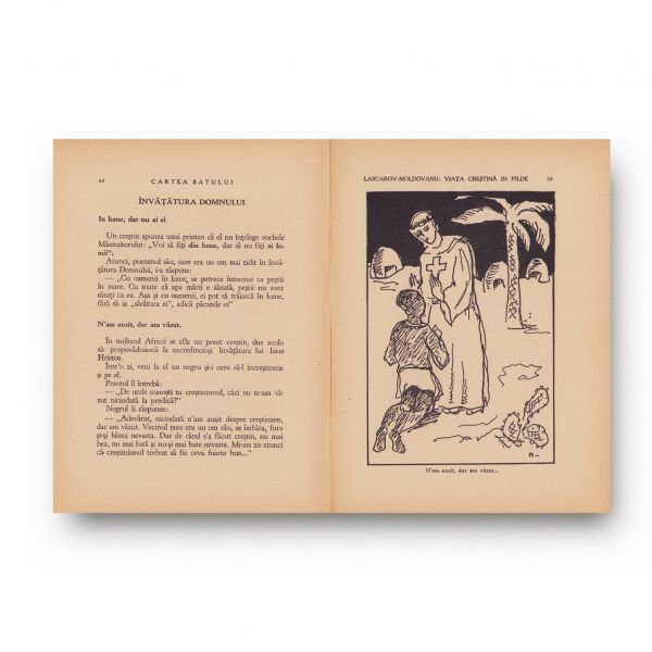 Cartea Satului, trei volume, 1937, cu desene de Mac Constantinescu, A. Jiquidi și Lena Constante   