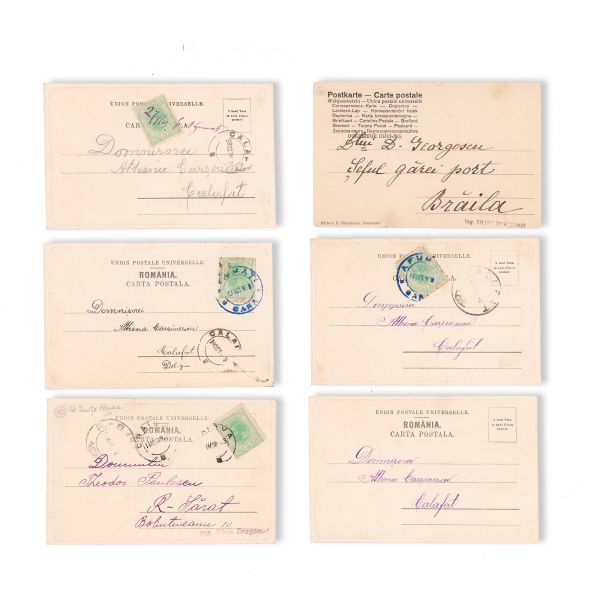 Artista Nora Marinescu, șase fotografii tip carte poștală - foarte rare