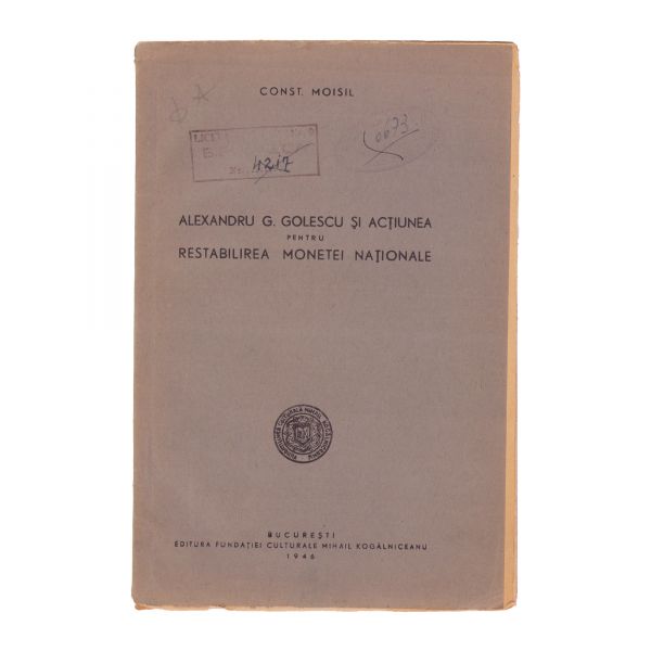 Constantin Moisil, cinci studii numismatice, 1916-1946