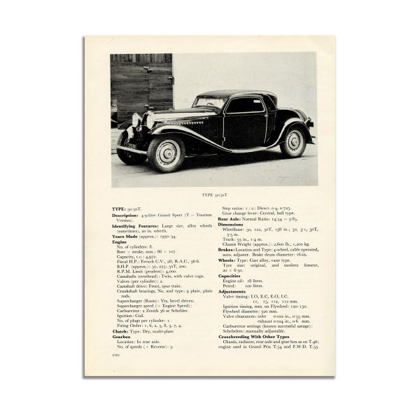 H. G. Conway, Register and Data of Bugatti Automobiles, 1962 