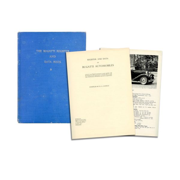 H. G. Conway, Register and Data of Bugatti Automobiles, 1962 