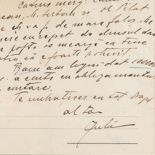 Iuliu Maniu, scrisoare pentru Al. Vaida Voevod + fotografie de epocă, 1919