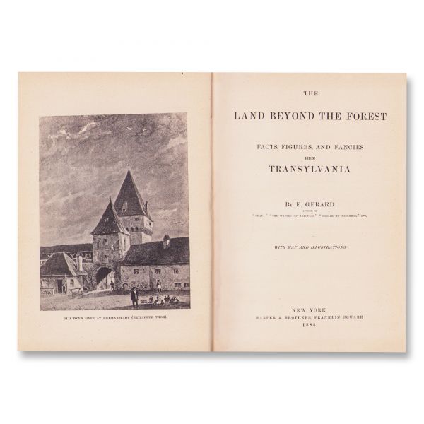 Emily Gerard, The Land Beyond the Forest, 1888 - principala sursă de inspirație a lui Bram Stoker pentru romanul Dracula