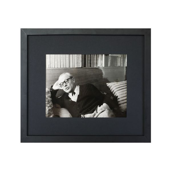 Tristan Tzara, fotografie de epocă, atelier Pablo Volta, 1955