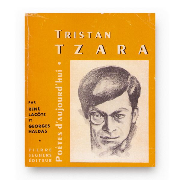 René Lacôte și Georges Haldas, Tristan Tzara, 1960, cu dedicația lui Tristan Tzara