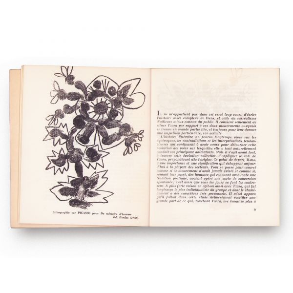 René Lacôte și Georges Haldas, Tristan Tzara, 1960, cu dedicația lui Tristan Tzara