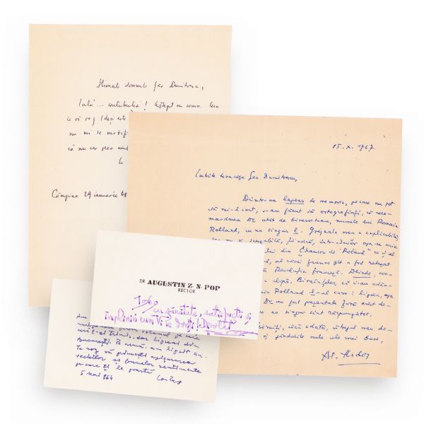 Cinci corespondențe pentru Geo Dumitrescu, 1964-1969