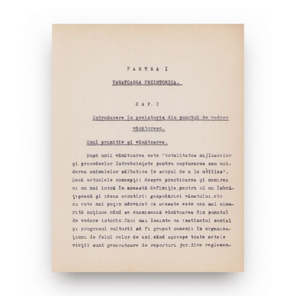 Prof. Dr. Gh. Nedici, Curs de istoria vânătoarei, două volume, 1936