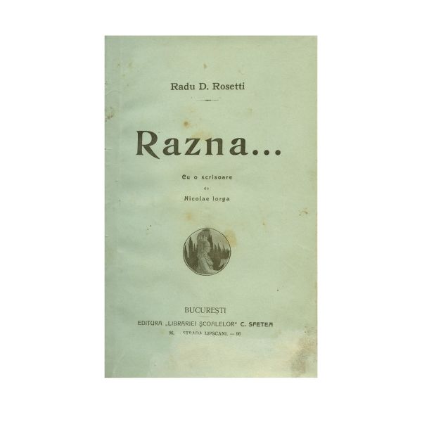 Radu D. Rosetti, Razna…, 1912, cu dedicația autorului