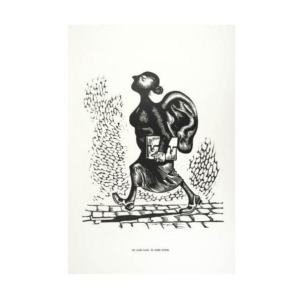 J. Perahim, Proverbe zicători, cu o prefață de Geo Bogza, 20 linogravuri