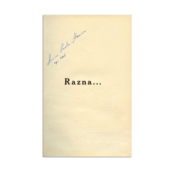Radu D. Rosetti, Razna…, 1912, cu dedicația autorului