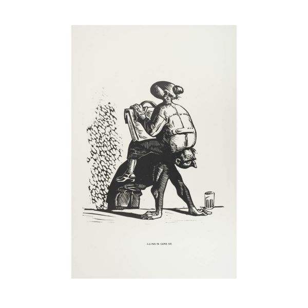 J. Perahim, Proverbe zicători, cu o prefață de Geo Bogza, 20 linogravuri